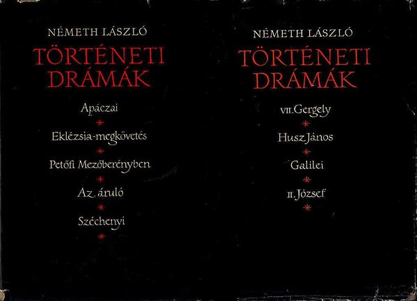 N�meth L�szl� - T�rt�neti dr�m�k I-II.