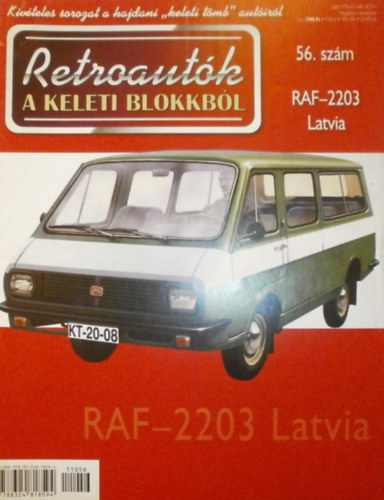 Joanna Dowgiatto-Tyszka  (szerk.) - Retroaut�k a keleti blokkb�l 56. - RAF-2203 Latvia