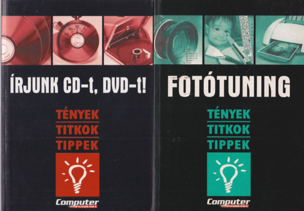 2 db informatikai knyv: Fottuning + rjunk CD-t, DVD-t !