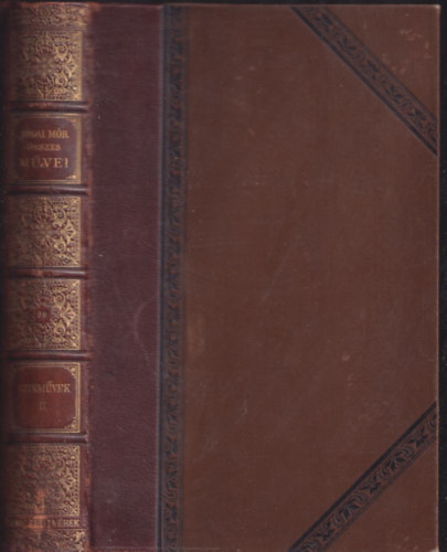 J�kai M�r - Sz�nm�vek II. (Nemzeti kiad�s 39.)- kiad�i f�lb�r