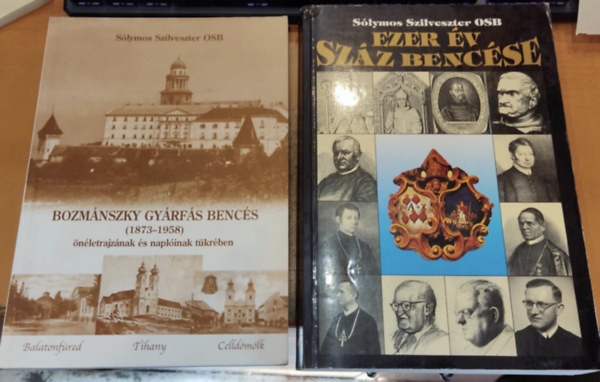 Slymos Szilveszter OSB - 2 db Bozmnszky Gyrfs Bends (1873-1958) nletrajznak s naplinak tkrben + Ezer v szz bencse