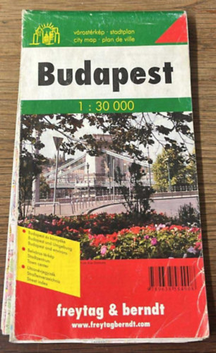 Budapest v�rost�rk�p 1:30 000 - 2003 -as