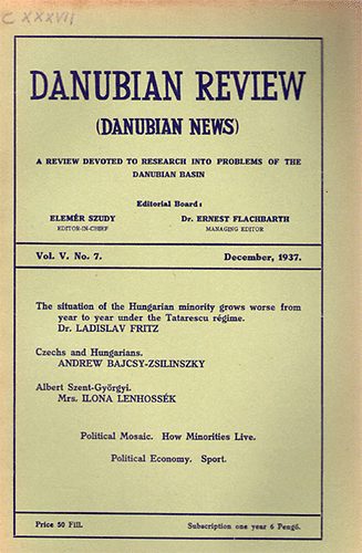 Danubian Review (Danubian News) 1937 - V/7