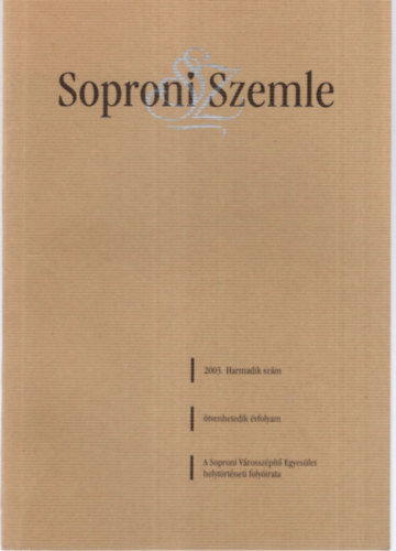 Dominkovits Pter Askercz va - Soproni Szemle 2003. 3. szm 57. vf.