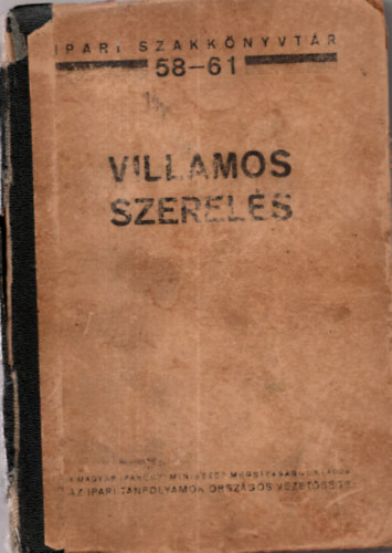 Vgh Bertalan - Villamos szerels