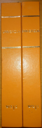 Az Univerzum folyórat 1972-es évfolyamának 12 száma egybekötve - két kötetben