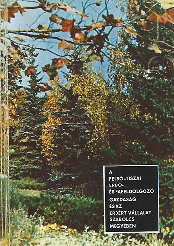 Borvend�g S�ndor  (szerk.) - A Fels�-tiszai Erd�-�s Fafeldolgoz� gazdas�g �s az erd�rt v�llalat Szabolcs megy�ben