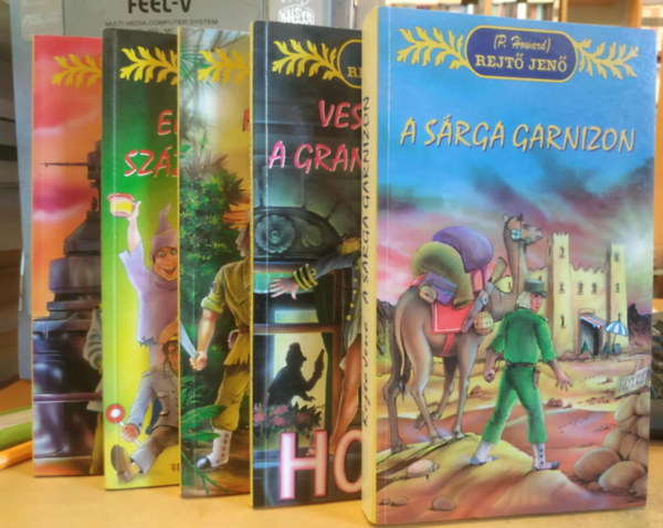 Rejt Jen - 5 db Rejt Jen: Az elveszett cirkl + Egy bolond szz bajt csinl + Menni vagy meghalni + Vesztegzr a Grand Hotelben + A Srga garnizon