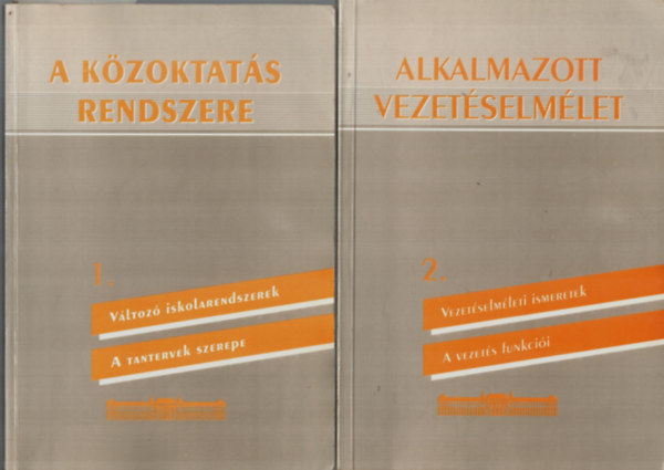 Mezei Gyula - Kzoktatsi kiadvnyok 1-7. ktet: A koktats rendszere, Alkalmazott vezetselmlet, Az iskola igazgatsa, A vezets llektana, Tangyjog s igazgatsi ismeretek, Gazdlkods az oktatsi intzmnyekben, Szakmai fejleszts, szakta