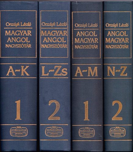 Orszgh Lszl - Magyar - Angol nagysztr I-II. , Angol - Magyar nagysztr I-II.