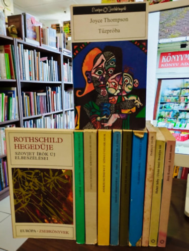 Jerzy Kosinski, Hubert Selby, Vladimír Paral, Beauvoir De Simone, Ernest Hemingway, Andrzej Kusniewicz, Tadeusz Rózewicz, Jurij Scserbak Joyce Thompson - Szépirodalmi könyvcsomag 11 db-os KÖNYVMENTŐ AJÁNLAT: Rotschild hegedűje, Karantén-Jaropil város krónikájából, Kirándulás a múzeumba, Színes üvegablakok, Az öreg halász és a tenger-Elbeszélések, A megtört asszony, A képzelet k