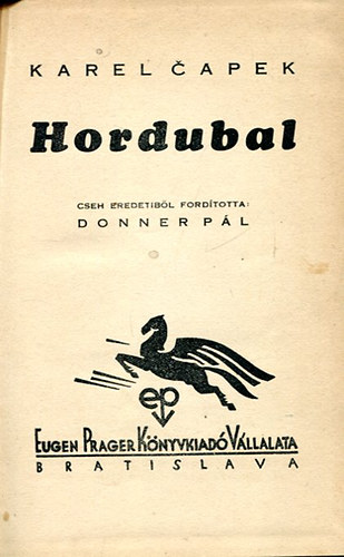 Karel Capek - Hordubal