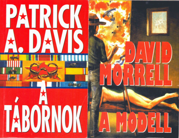 David Morell Patrick A. Davis - 2 db Krimi: A tábornok + A modell