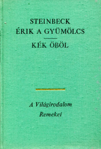 John Steinbeck - Érik a gyümölcs - Kék öböl I-II.