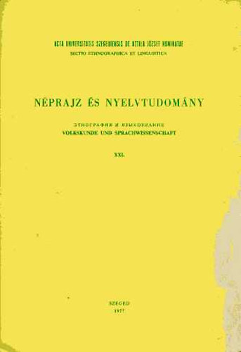 Deme; Ferenczi; Mikola - Nprajz s nyelvtudomny XXI.