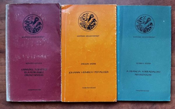 Zibolen Endre, Zibolen Endre (szerk.), Szarka jzsef, Kovts Gyula - 3db Nevelstrtneti Knyvtr:Johann Heinrich Pestalozzi,A francia forradalom nevelsgye,Usinszkij, Tolsztoj s a korukbeli orosz nevels