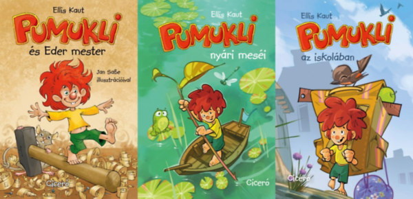 Ellis Kaut - 3 db Pumukli mesekönyv:Pumukli és Eder mester + Pumukli nyári meséi + Pumukli az iskolában
