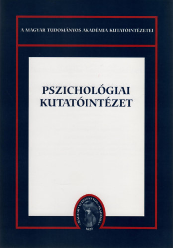 Lszl Jnos - Pszicholgiai Kutatintzet