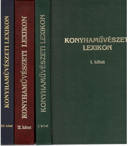 Menyh�rt Oszk�r - Konyham�v�szeti lexikon I-III.