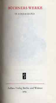 Büchner - Büchners werke in einem band (BDK)