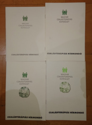 4 lapszám a Családterápiás Hírmondó című kiadványból: 1996/2,1997/1, 1997/2, 1998/1