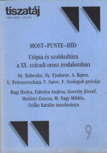 Annus Gbor - Tiszatj 1998.  szept. 52. vf.  9. szm