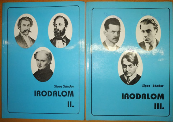 Sipos Sndor - Irodalom II. + III. (Az I. ktet nlkl!)(2 ktet)