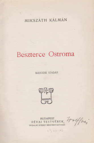 Mikszth Klmn - Beszterce ostroma