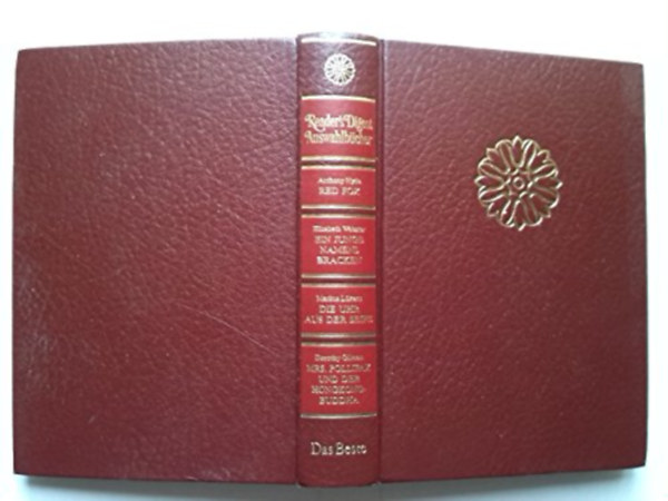 Elizabeth Webster, Markus Lkens, Dorothy Gilman Anthony Hyde - Red fox - Ein Junge namens Bracken - Die Uhr aus der Seite - Mrs. Pollifox und der Hongkong-Buddha (Readers Digest Auswahl)