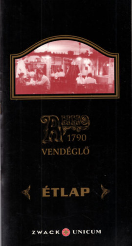 Anno 1790 vend�gl� �tlap
