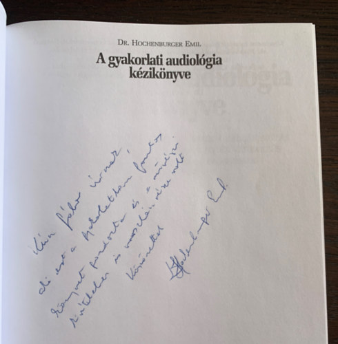Hochenburger Emil - A gyakorlati audiol�gia k�zik�nyve
