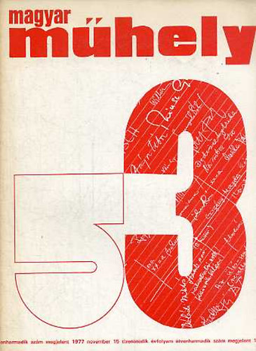 Magyar Mhely 1977 november (15. vf. 53. szm)