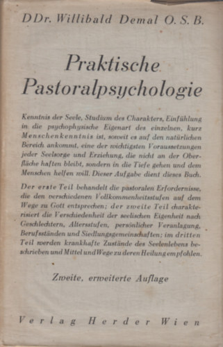 Willibald Demal - Praktische Pastoralpsychologie