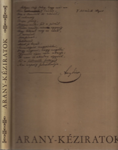 Nov�k L�szl�  (szerk.) - Arany-k�ziratok (A szerkeszt� dedik�ci�j�val)