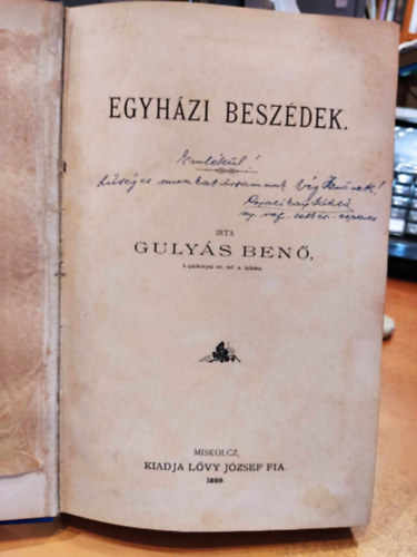 Egyhzi beszdek I-II.