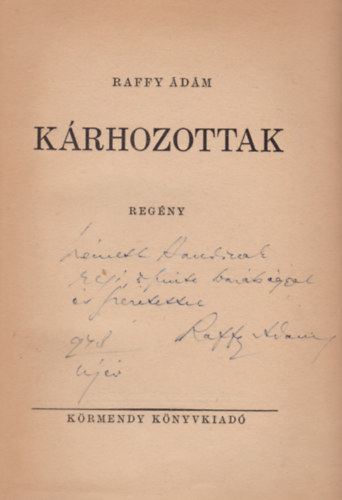 Raffy �d�m - K�rhozottak