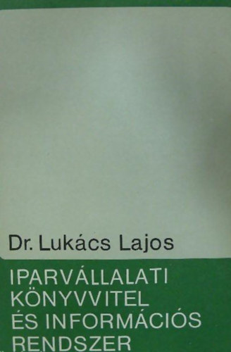 Iparvllalati knyvvitel s informcis rendszer