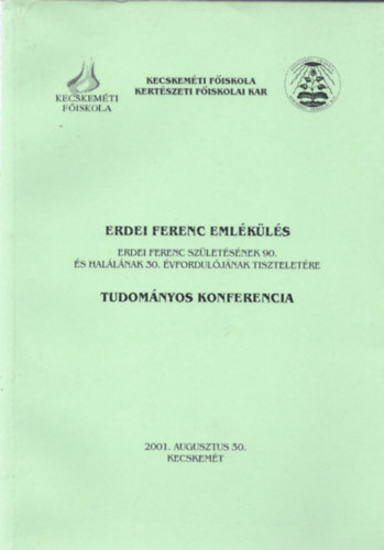 Dr. Nagyn� dr. Feh�r Ir�n - Erdei Ferenc eml�k�l�s