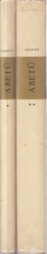 Szántó Tibor - A betű I-II. (védőborítóval, tokban, melléklettel)
