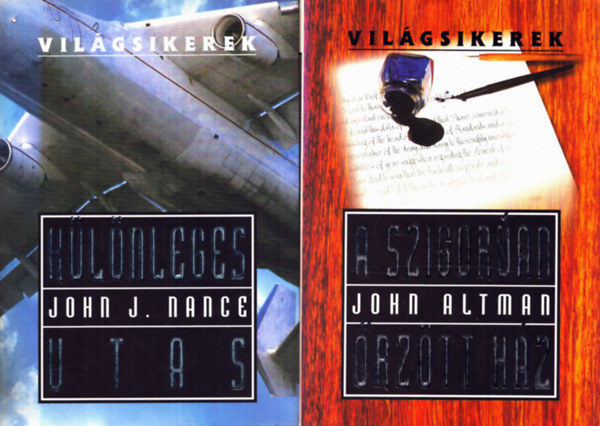 John Altman John J. Nance - 2 db Krimi : A szigorúan őrzött ház + Különleges utas