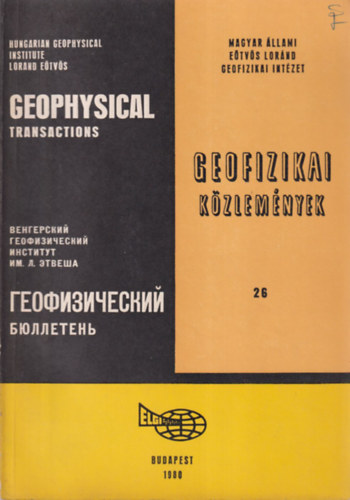 Geofizikai k�zlem�nyek 26. (t�bbnyelv�)