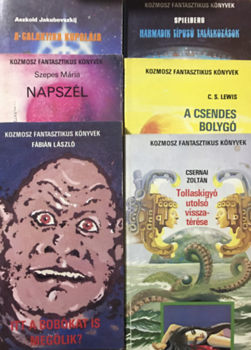 C. S. Lewis, Spielberg, Fbin Lszl, Szepes Mria, Aszkold Jakubovszkij Csernai Zoltn - Kozmosz fantasztikus knyvek knyvcsomag (6 ktet)