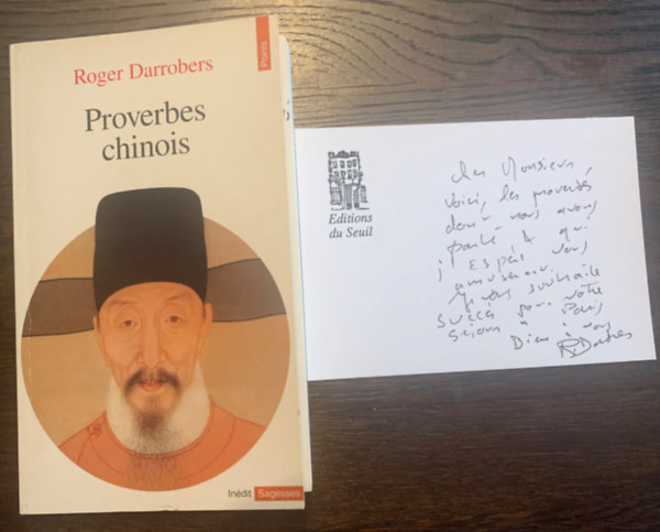Roger Darrobers - Proverbes chinois - Dediklt!