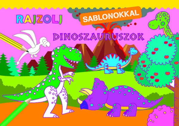 Rajzolj sablonokkal - Dinoszauruszok