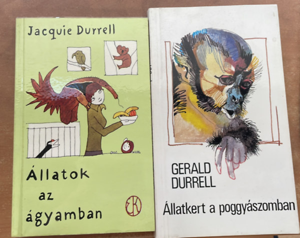 Jacquie Durrell Gerald Durrell - llatok az gyamban - llatkert a poggyszomban - kt ktet Gerald Durrel