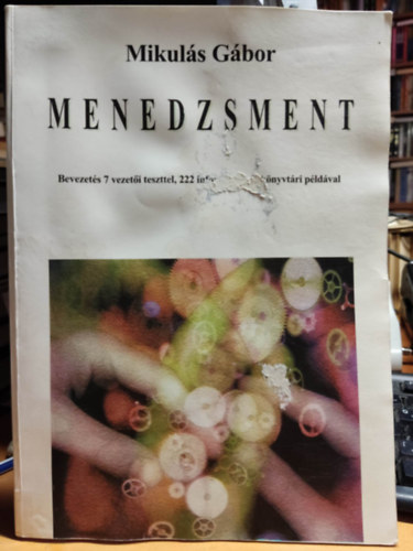 Mikulás Gábor - Menedzsment - Bevezetés 7 vezetői teszttel, 222 információs és könyvtári példával