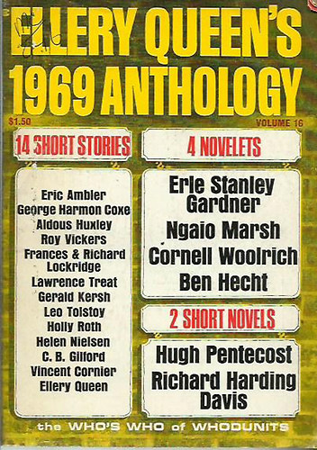 Ellery Queen - Ellery Queen's 1969 Anthology