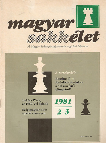 Magyar sakklet 1981/2-3 szm