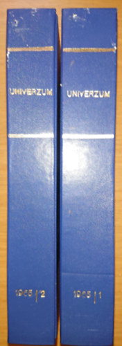 Az Univerzum folyórat 1965-ös évfolyamának 12 száma egybekötve - két kötetben