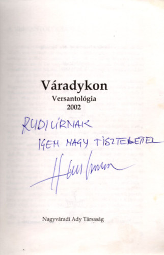 Gittai István - Váradykon - versantológia